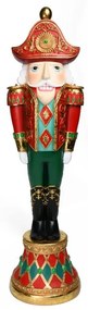 Figurina schiaccianoci multicolore H 63 cm