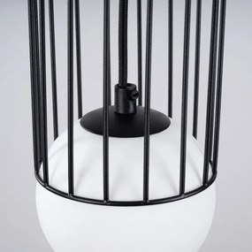 Sollux SL.1332 - Lampadario a sospensione con filo BRINA 1xG9/8W/230V nero