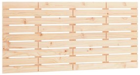 Testiera da parete 146x3x63 cm in legno massello di pino