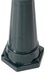 Lanterna da esterno rustica verde scuro 3 luci IP44 - New Orleans