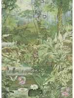 Jannelli & Volpi Carta da parati panoramica Coari - Green Panel 4