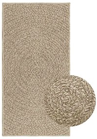Tappeto Zızur Beige 60x110 Cm Aspetto Iuta Interni Ed Esterni /