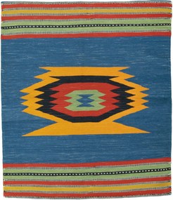 Kilim Tappeto persiano 120 x 140 (Iran) Tessuto A Mano