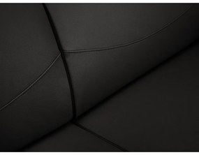 Divano in pelle nera , 235 x 90 cm Neso - Windsor &amp; Co Sofas