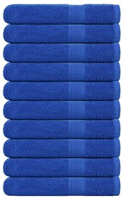 Asciugamani 10 Pz Blu 100x200 Cm 360 G/m² 100% Cotone /