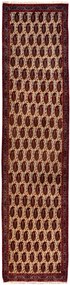 Senneh Tappeto 390x90 Beige (Iran) Annodato A Mano