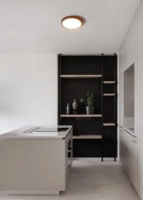 Eglo 901326-LED Plafoniera da bagno FUEVA LED/14,2W/230V Ø 27,8 cm IP44 nero