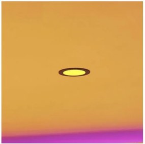 Eglo 901426-LED RGBW Plafoniera da soffitto per bagno FUEVA-Z LED/5W/230V ø12 cm IP44 nero