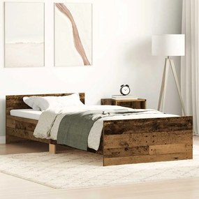 Giroletto Senza Materasso Legno Antico 90x190cm İn Truciolato /