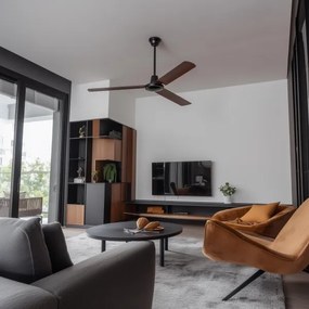 ZEVENTI - Ventilatore a soffitto TOFINO marrone