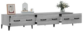 Mobile tv grigio sonoma 150x34,5x30 cm in legno multistrato