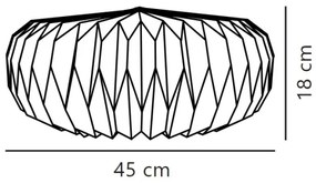 Nordlux - Paralume BELLOY E27 diametro 45 cm