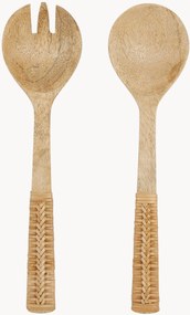 Set di 2 posate da insalata in legno di mango Ria