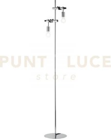 Piantana admiral cromo 2 luci attacco e27 30x165cm