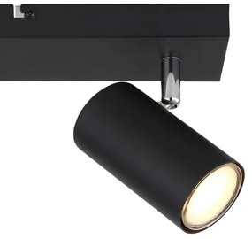 Globo 57911-2B - Luce Spot ROBBY 2xGU10/35W/230V nero