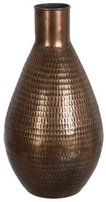Vaso Bronce Dorato Alluminio 30 x 30 x 56 cm