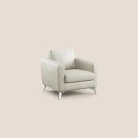 Orione Poltroncina in ecopelle moderna e impermeabile T04 tortora