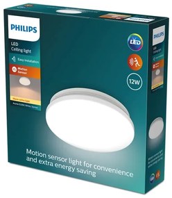 Philips ACUNA LED/12W/230V 2700K lampada da soffitto con sensore