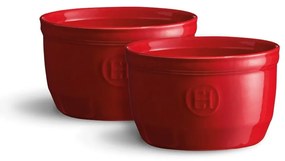 Set di 2 stampi in ceramica rossa ramequin N°10 - Emile Henry