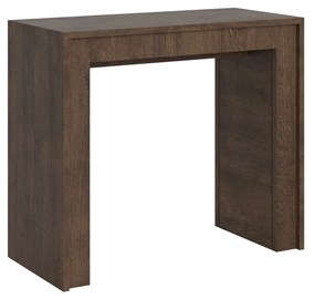 Consolle Allungabile Elegante Mia con Varie Dimensioni, 90x42/198 / NOCE