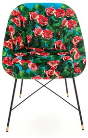 Seletti padded chair roses