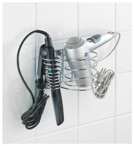 Supporto a parete per asciugacapelli e ferro arricciacapelli Milano - Wenko