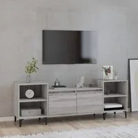 Mobile TV Grigio Sonoma 160x35x55 cm in Legno Multistrato 821202