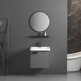Set di mobili da bagno con lavabo Molly 40cm Grey