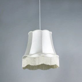 Set di 4 lampade a sospensione retrò crema 45 cm - Granny