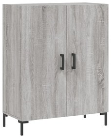 Credenza grigio sonoma 69,5x34x90 cm in legno multistrato