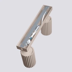 Brilagi - Faretto CRESTO 2xGU10/10W/230V taupe