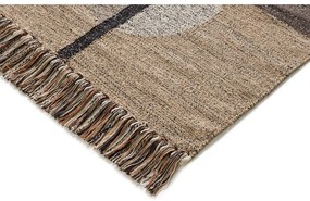 Tappeto in cotone riciclato lavabile/tessuto a mano 120x170 cm Chandia – Universal