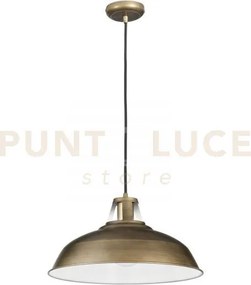 Lampadario a sospensione bogota verde rame cavo nero 1 luce attacco...