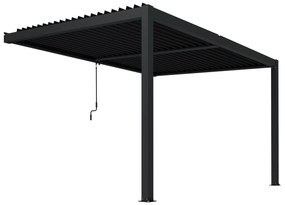 Pergola bioclimatica addossata 4 x 2,5 m