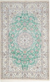 Nain Tappeto 160x250 Verde (Iran) Annodato A Mano