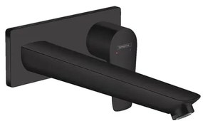 Rubinetto per lavabo Talis E nero verniciato opaco HANSGROHE H 11.2 cm