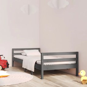Giroletto grigio 75x190 cm in legno massello di pino