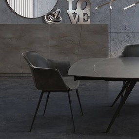 GALAXIA - sedia moderna in ecopelle