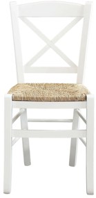 HALLIE - sedia croce in legno massello