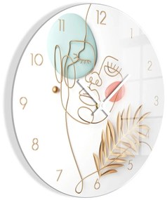 Orologio da parete in vetro ø 30 cm Feminine line - Styler