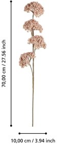 Eglo 428235 - Fiore artificiale DEMING 70 cm rosa