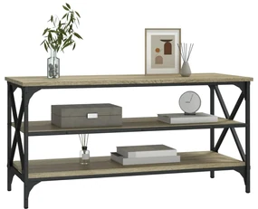 Mobile porta tv rovere sonoma 100x40x50 cm in legno multistrato