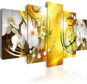 Quadro Yellow Admiration  Colore Giallo, Dimensioni e Misure 100x50