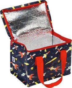Borsa termica blu scuro Space Age Rocket – Rex London