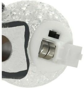 Retlux - Decorazione natalizia LED LED/2xLR44/bianco caldo pupazzo di neve con palla di neve