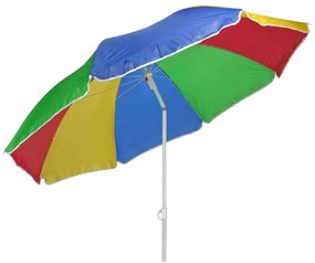 Ombrellone Da Spiaggia 150 Cm Multicolore /