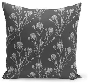 Cuscino con imbottitura Nature grigio scuro, 43 x 43 cm - Kate Louise