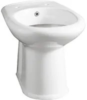 Vaso-bidet confort 40 con erogatore e scarico a pavimento