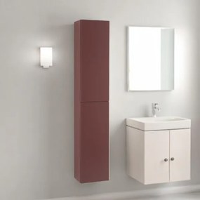 Colonna bagno sospesa 160 h cm reversibile GIGLIO finitura Ruggine Opaco