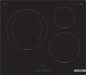Bosch - piano cottura a induzione 60 cm 3 fuochi nero - PUJ611BB5E